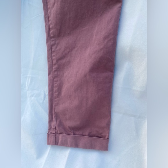 Todd Snyder Size Large Drawstring Chino Trousers in a Dusty Rose - Picture 11 of 13